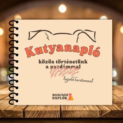 Cicanapló első borítója a Mancsos Naplók sorozatból.